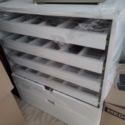 White Drawers With Dividers Inside