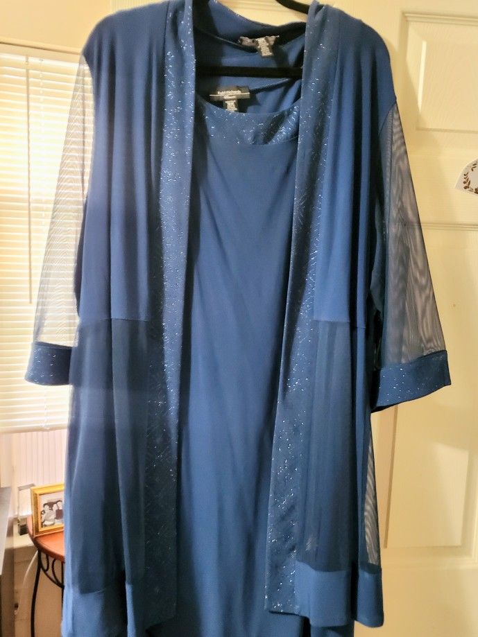 Coctail Dress With Clear Cover Up