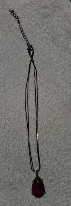 Ruby stone necklace