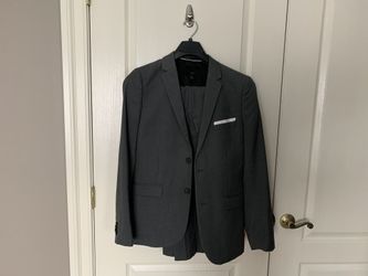 Mens Grey Suit 40 Regular Slim Fit