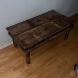 Antique primitive coffee table