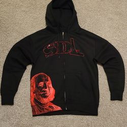 Skys Da Limit Rhinestone Zip Up
(SDL)