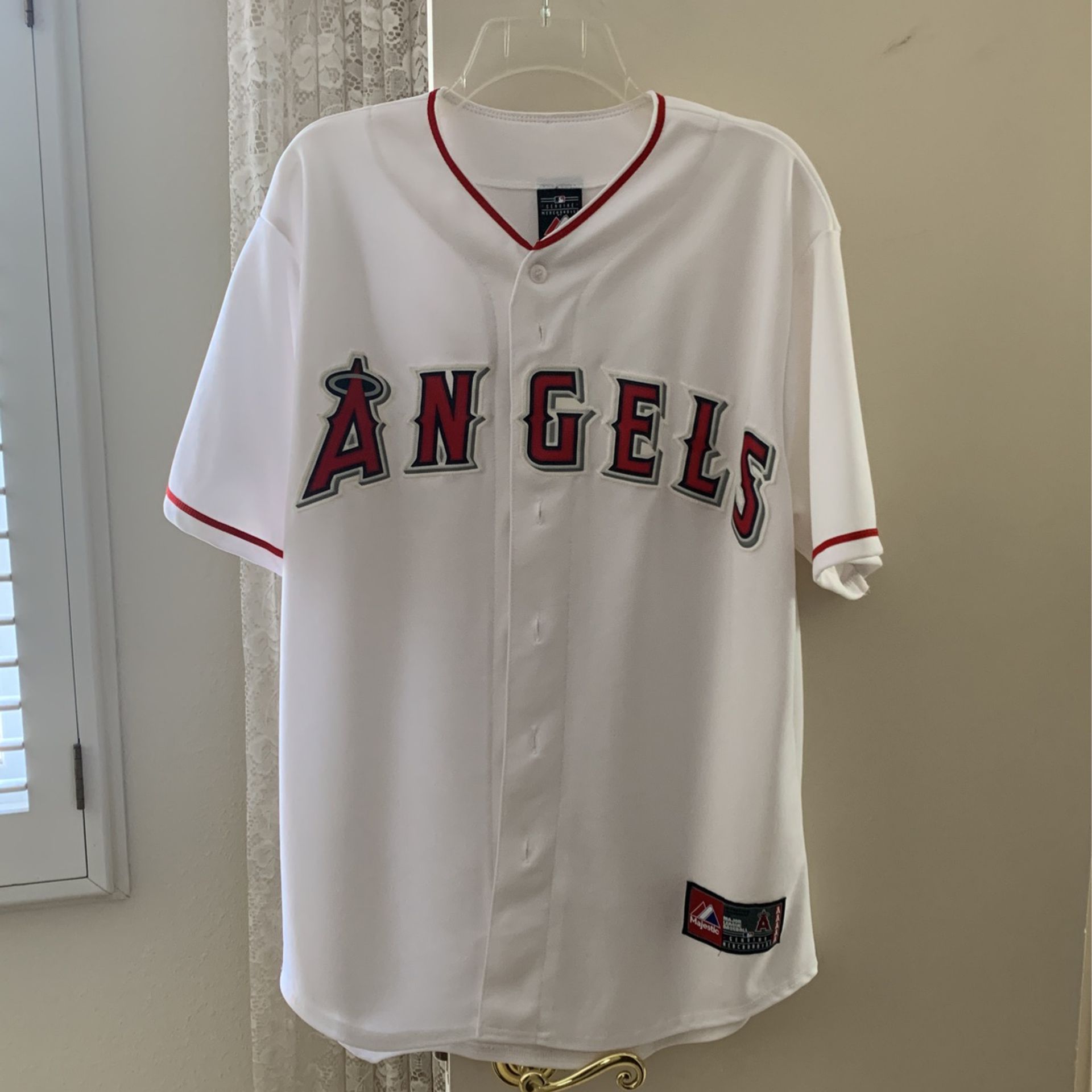 Angels Jersey Size Large - Angels Baseball Uniform Majestic MLB EUC!! - PRICE: $25