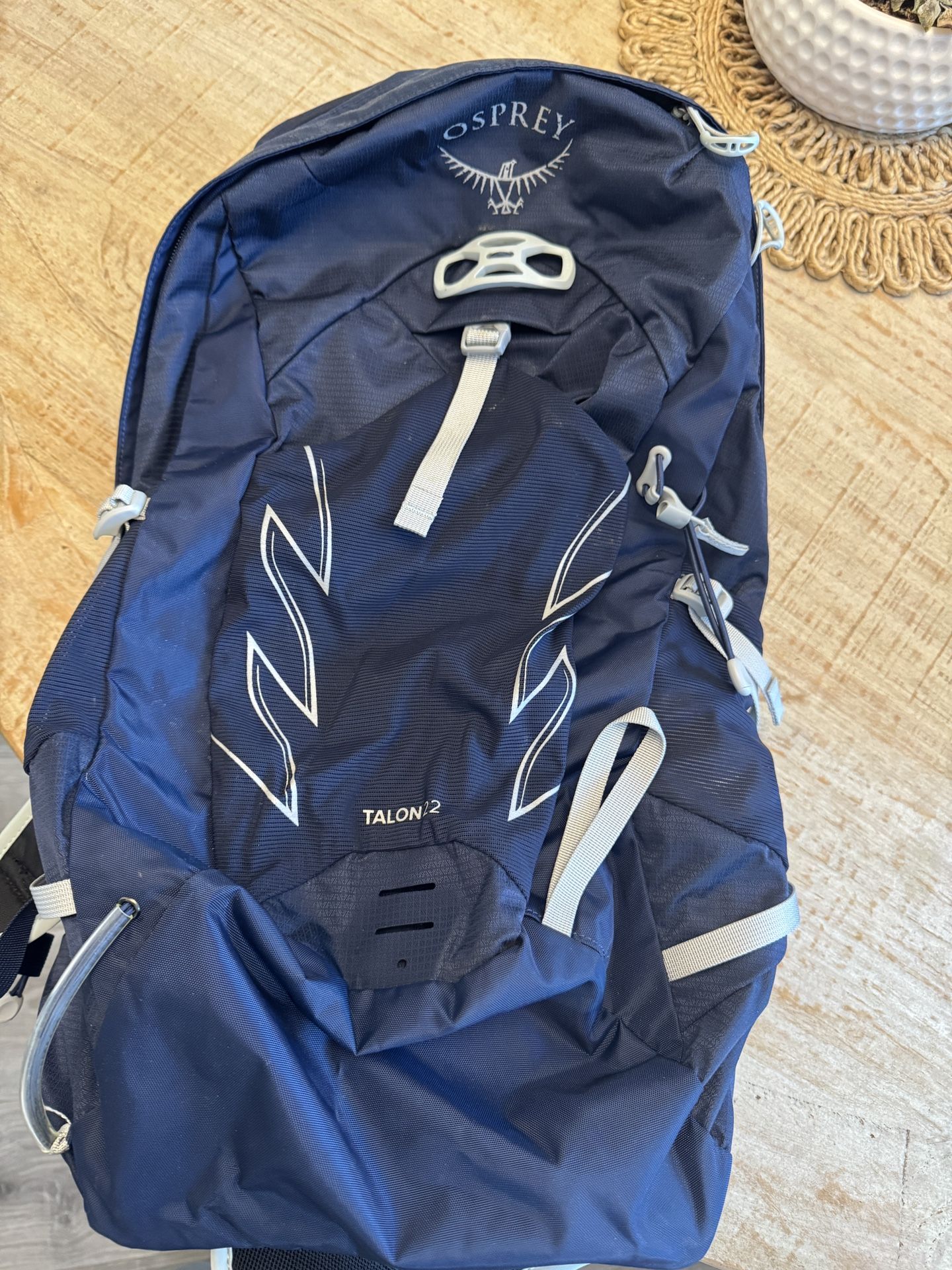 Osprey Talon 22L Men's Hiking Backpack w/ Hipbelt, Ceramic Blue, L/XL