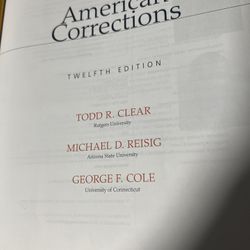 American Corrections 12th Edition