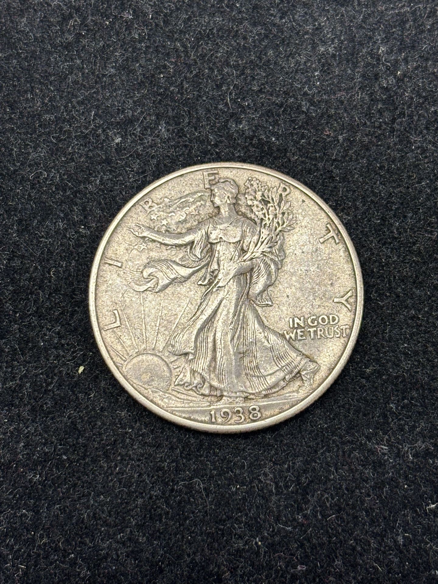 1938-D Walking Liberty Half Dollar -- HIGH GRADE MAJOR KEY DATE COIN!