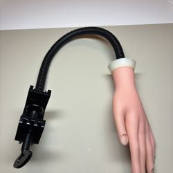 Polvos De Acrílico Y Mano De Práctica 