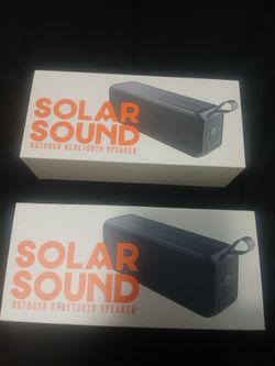 Solar Bluetooth speakers