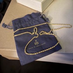 Cadena De Oro De 14 K 22”