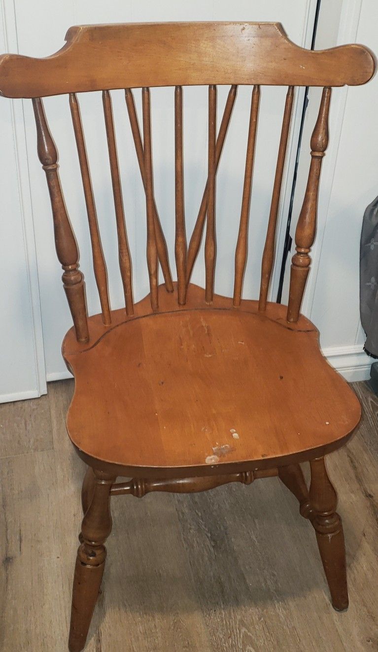 Set Of Four Vintage Chairs