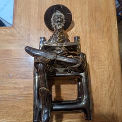 Spaghetti Sculpture of Don Quixote by Roberto Nischli  rare vintage antique