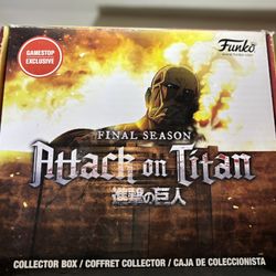 Funk Pop Attack On Titan Finale Season Collecter Box