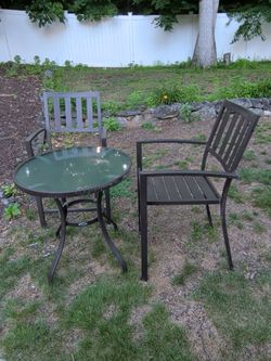 Small patio set