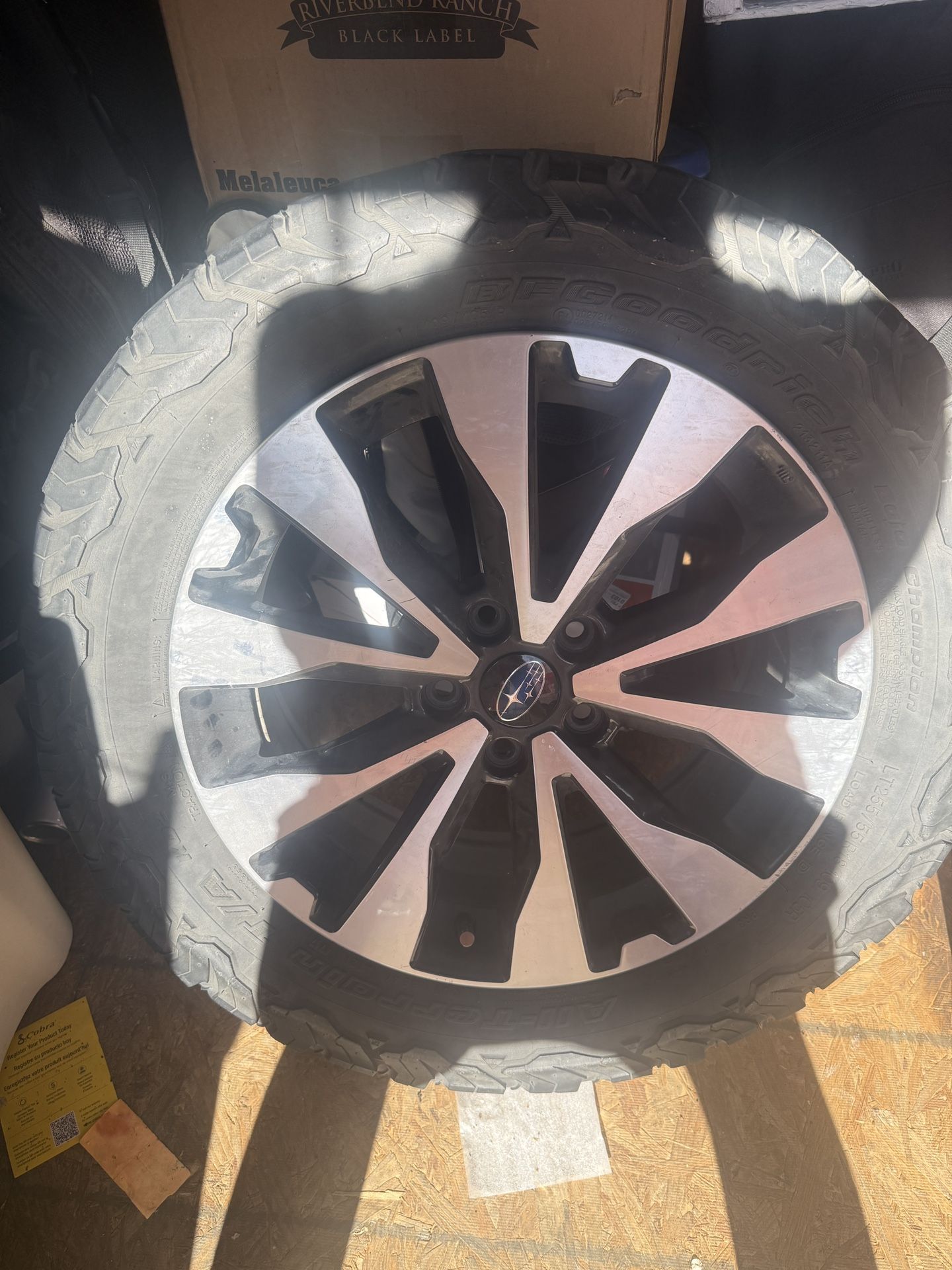 π₯ Subaru Wilderness Wheels β 1 w/ KO2 Tire, 1 Bare Rim β OEM