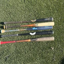 5 Wood Bats 32’s