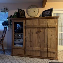Television hutch With Doors 