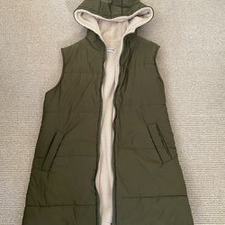 Long coat vest
