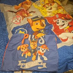 Free Paw Patrol Bedding Set And Blanket