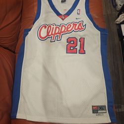 Authentic Darius Miles Los Angeles Clippers Nike Swingman Jersey Size XL