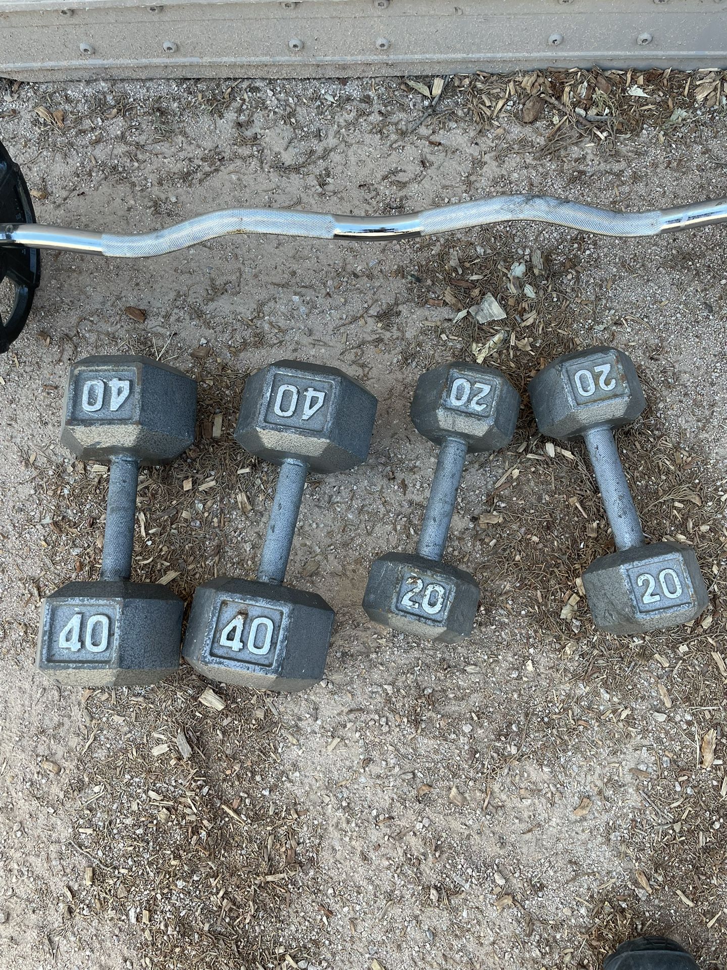 Dumbbell Weights Curl Bar Weightlifting Bodybuilding
