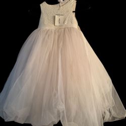 (3)T  Girls White Dress