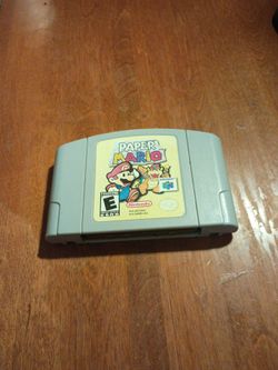 Nintendo 64 Mario paper $60 price is firm pick up in Glendale authentic