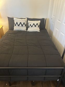Full bed mattress and frame