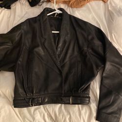 TOPSHOP Genuine Leather Jacket 