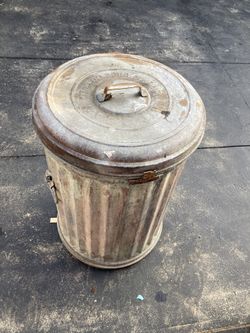 Vintage Edison Trash Can