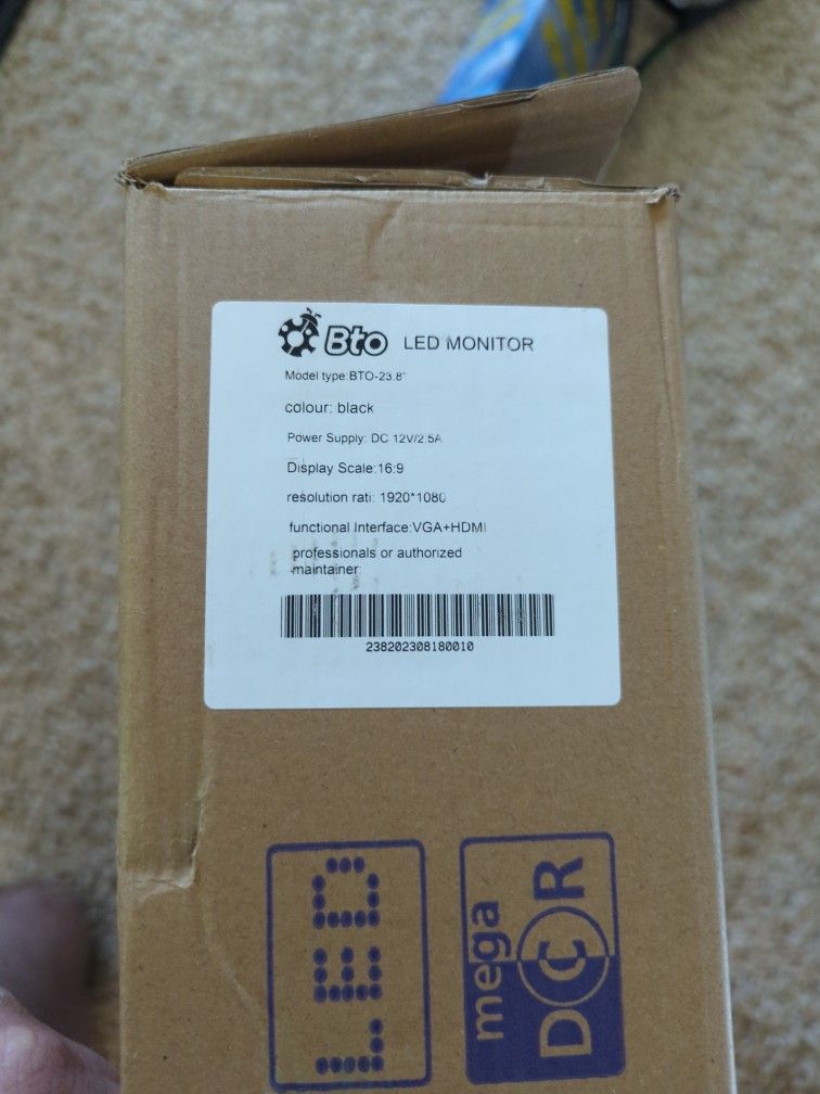New BTO 24" LED Monitor