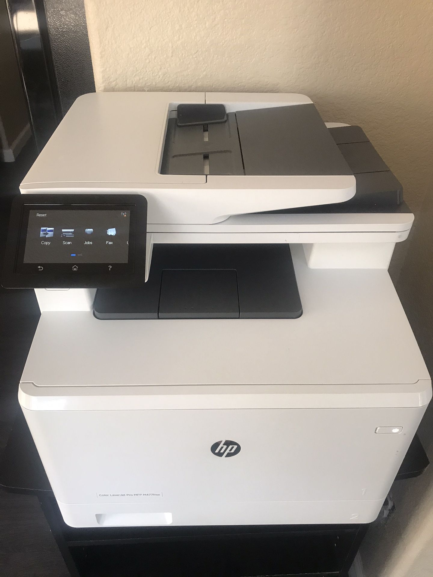 Awesome HP Color LaserJet Pro MFP M477fnw Printer. Like New works and it has ink. Can get on Amazon now for $598.90 + shipping or save money and get t