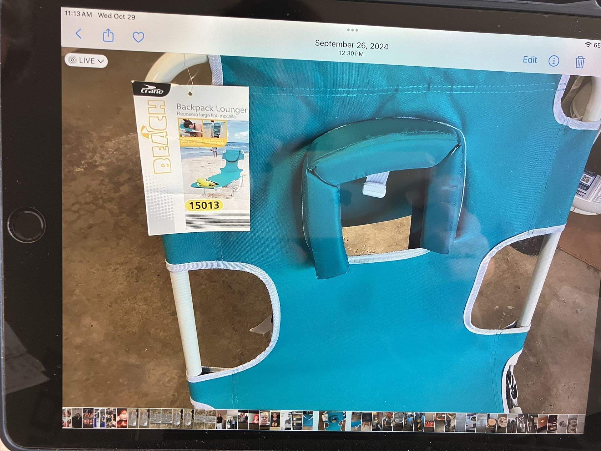 Crane Back Pack Lounger