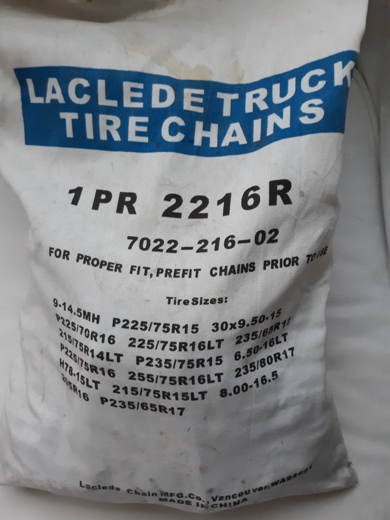 Truck/Van Tire Chains