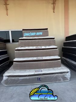 Queen Serenity mattress and Boxspring bed set Colchon y tambor