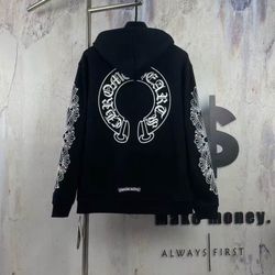 chrome heart jacket, black 