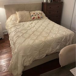 Bed and Bed Frame 