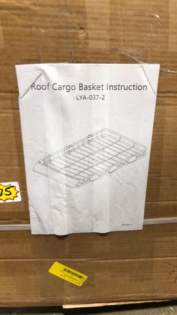 Roof cargo basket