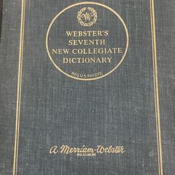 Webster’s Seventh New collegiate  Dictionary