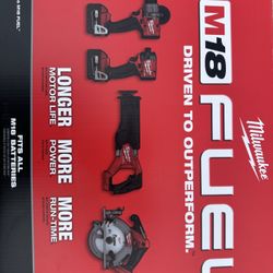 Milwaukee 5 Tools 2 Battery’s 