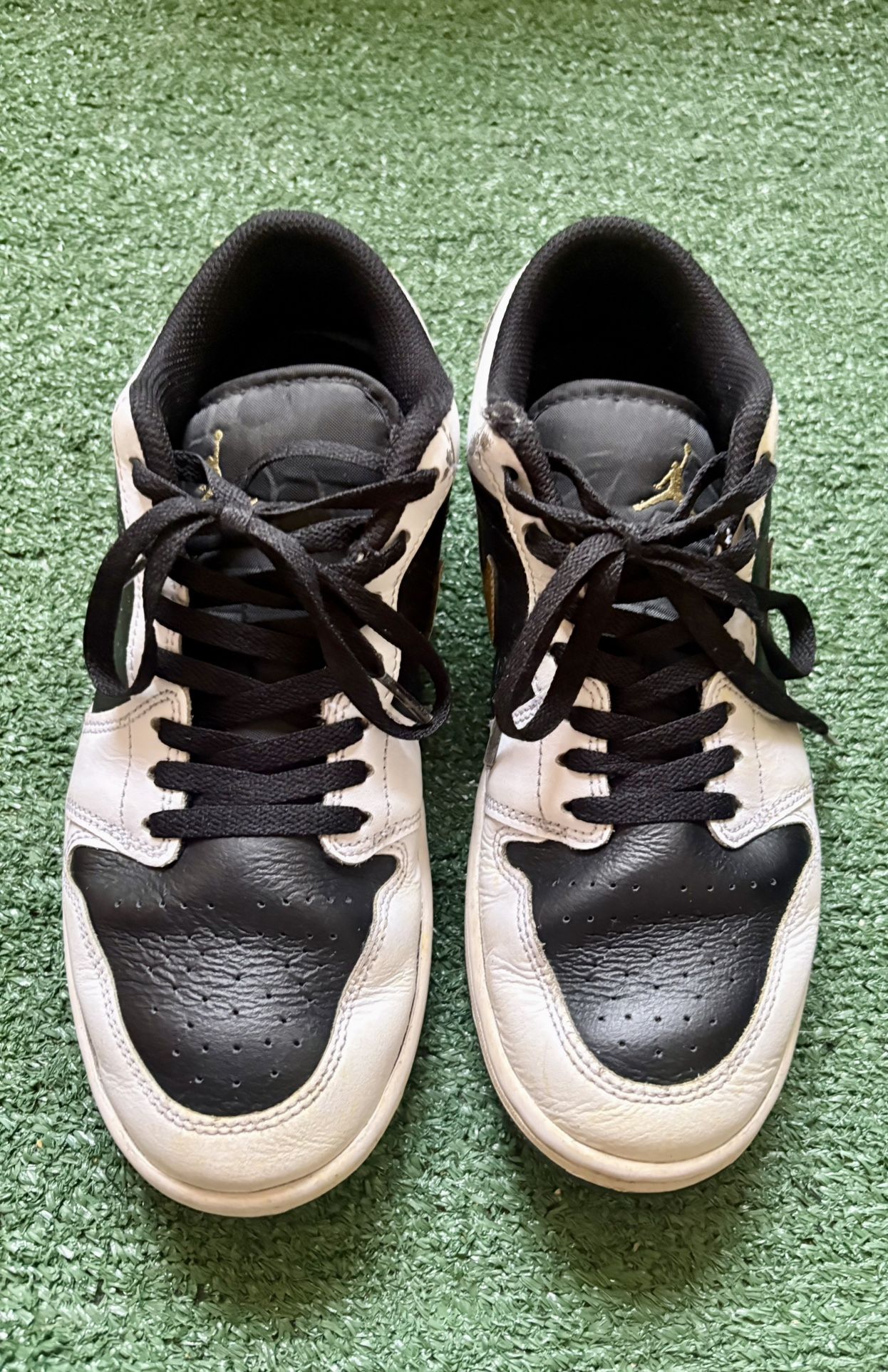 Jordan Black And White Sneakers