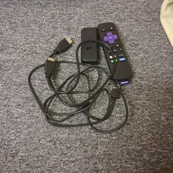 Roku TV Device With Cables 