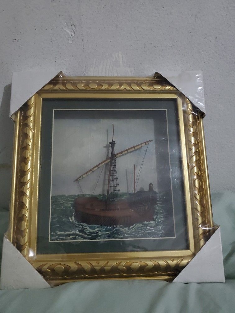 Boat Photo Flame Size 11X11 Only $30