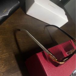 Cartier White Buffalo Horn Glasses 