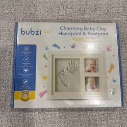 [New Unopened] Bubzi Charming Baby Clay Handprint & Footprint Keepsake
