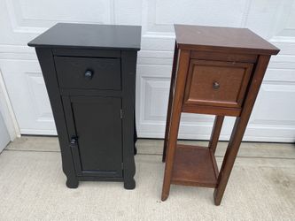 Wooden Accent Cabinets(only Brown Left)