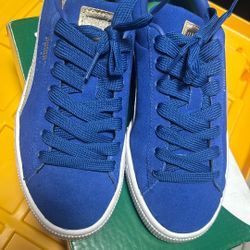 SUEDE CLASSIC BLUE SIZE 4