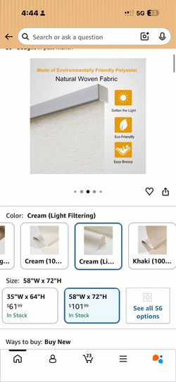 Persilux Free-Stop Cordless Roller Shades for Windows