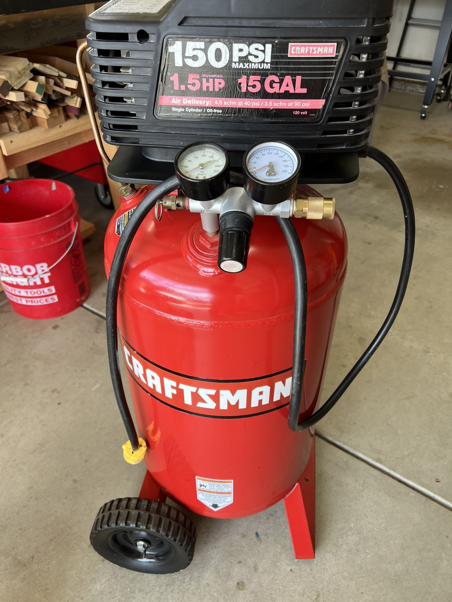 15 Gal. Craftsman Air Compressor