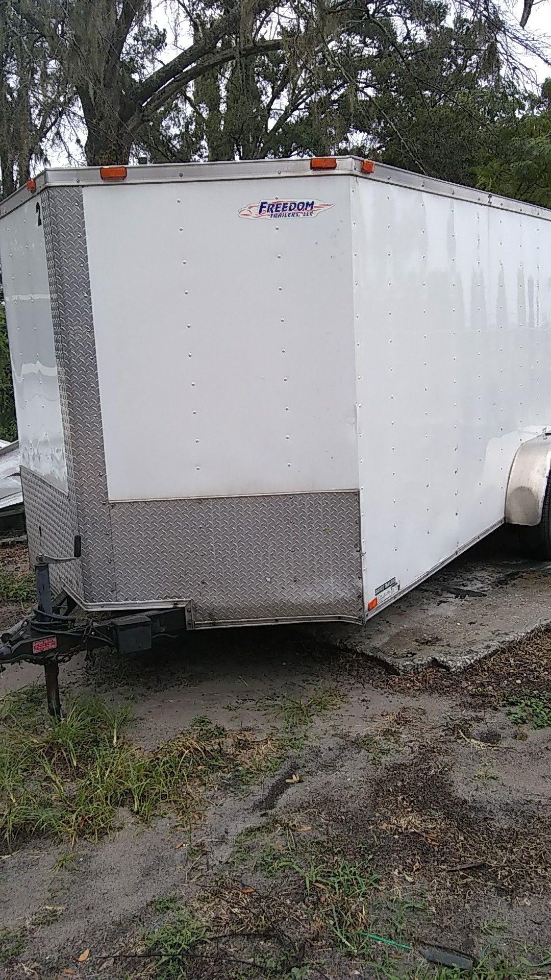 7x16 enclosed trailer