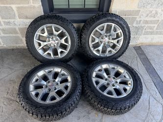 20’ Denali Yukon AT4 Tahoe Suburban Silverado Wheels Tires GM